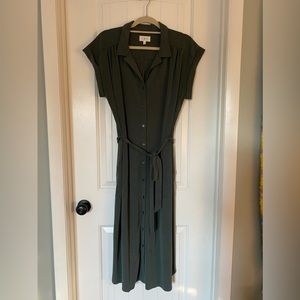 Button from midi dress